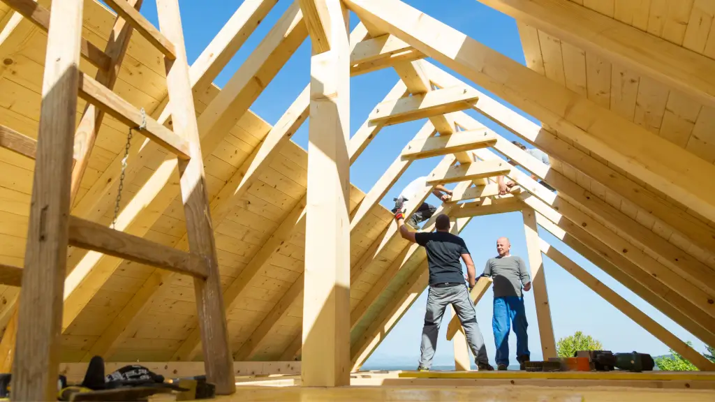 Team constructing a roof for Builders Cromwell's Renovations Cromwell project.